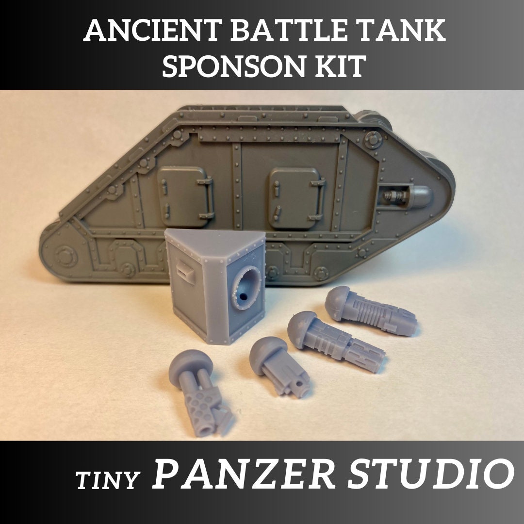 Sponson Kit for Ancient Battle Tank, ball-mount