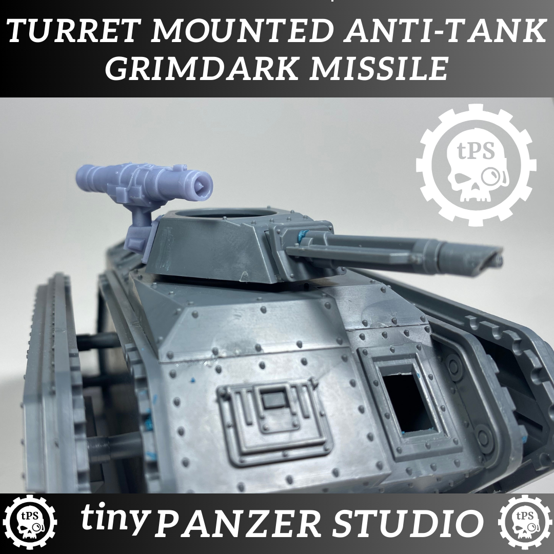 Anti-tank Grimdark Missle (ATGM) for Transport Turrets