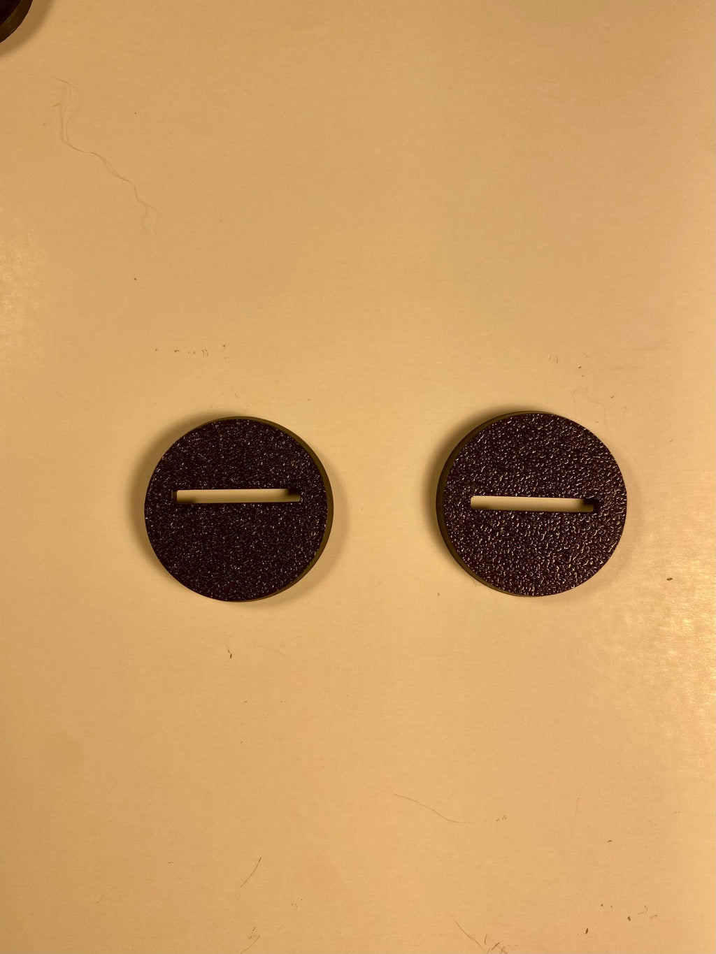 Slotted Round Bases with multiple magnet slots