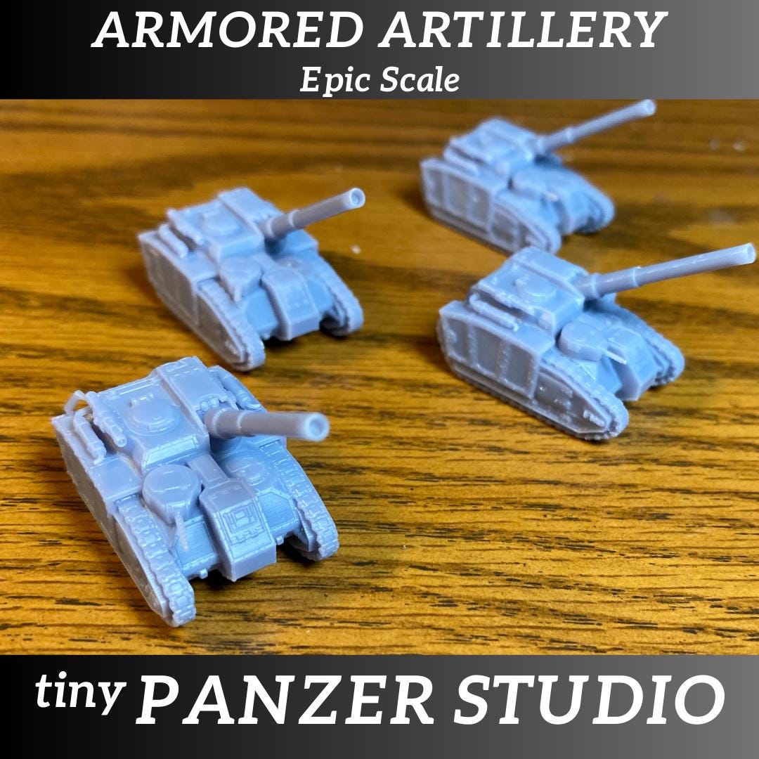 4x Carnolisk self-propelled artillery (epic scale/8mm)