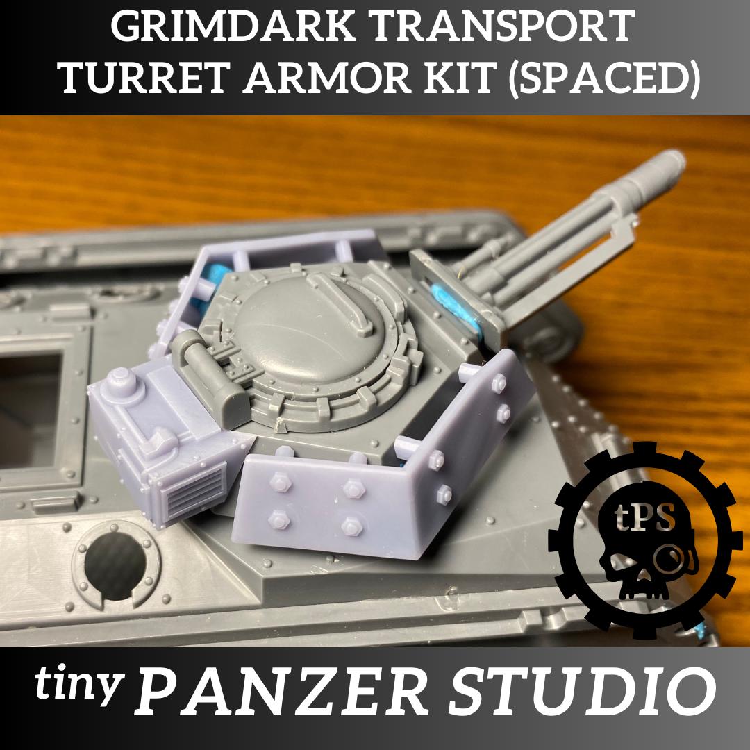 Turret Spaced Armor for sci-fi transport tanks