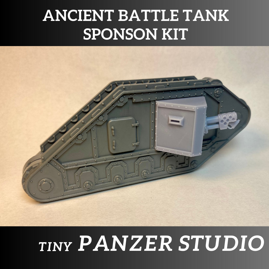 Sponson Kit for Ancient Battle Tank, ball-mount