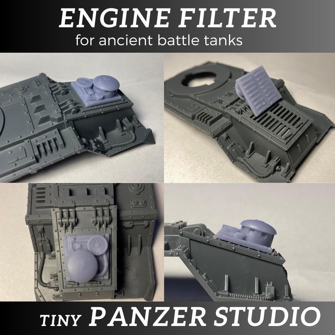 3x Engine Filters for Imperial Battle Tank
