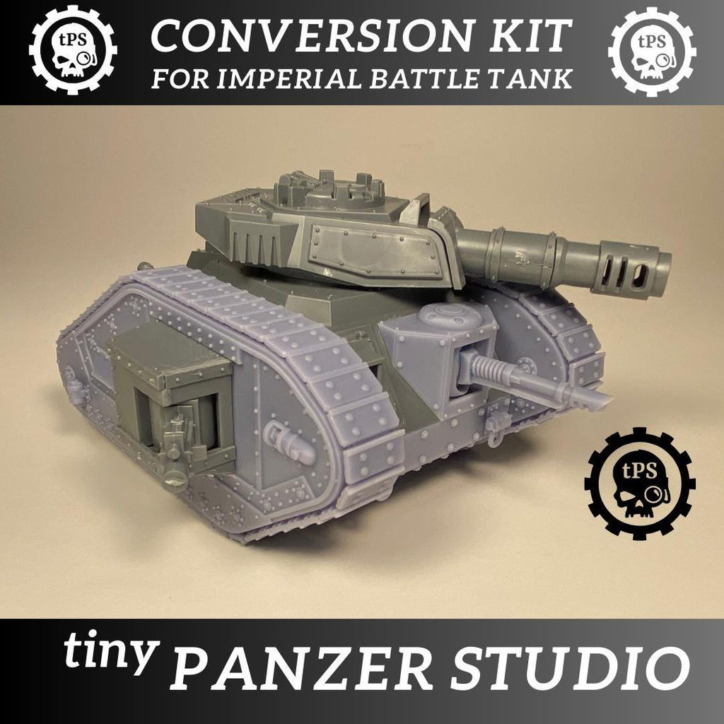 Conversion sides, lower hull, & front Weapon Mount for Imperial Battle Tank