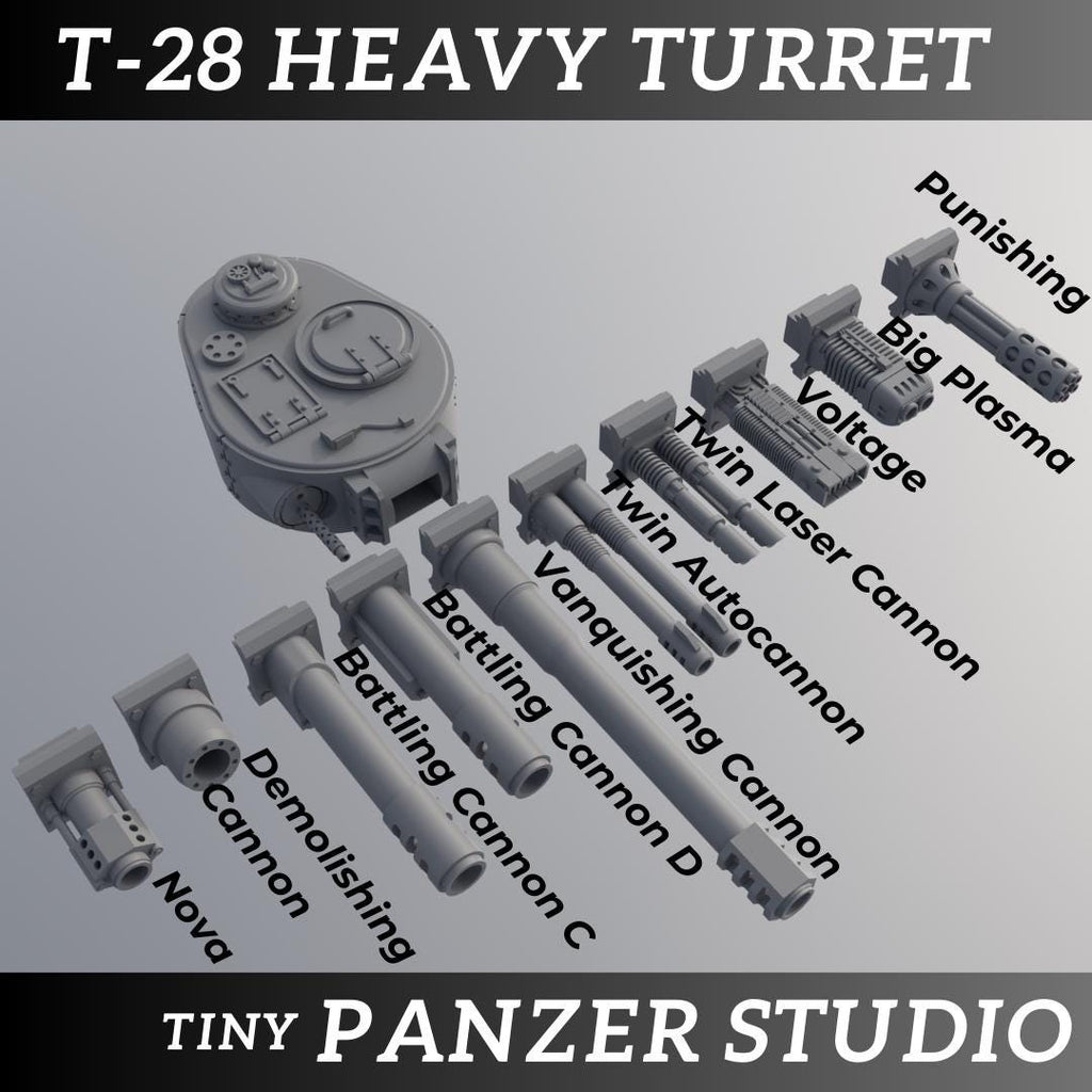 Grimdark T28 Heavy Turret