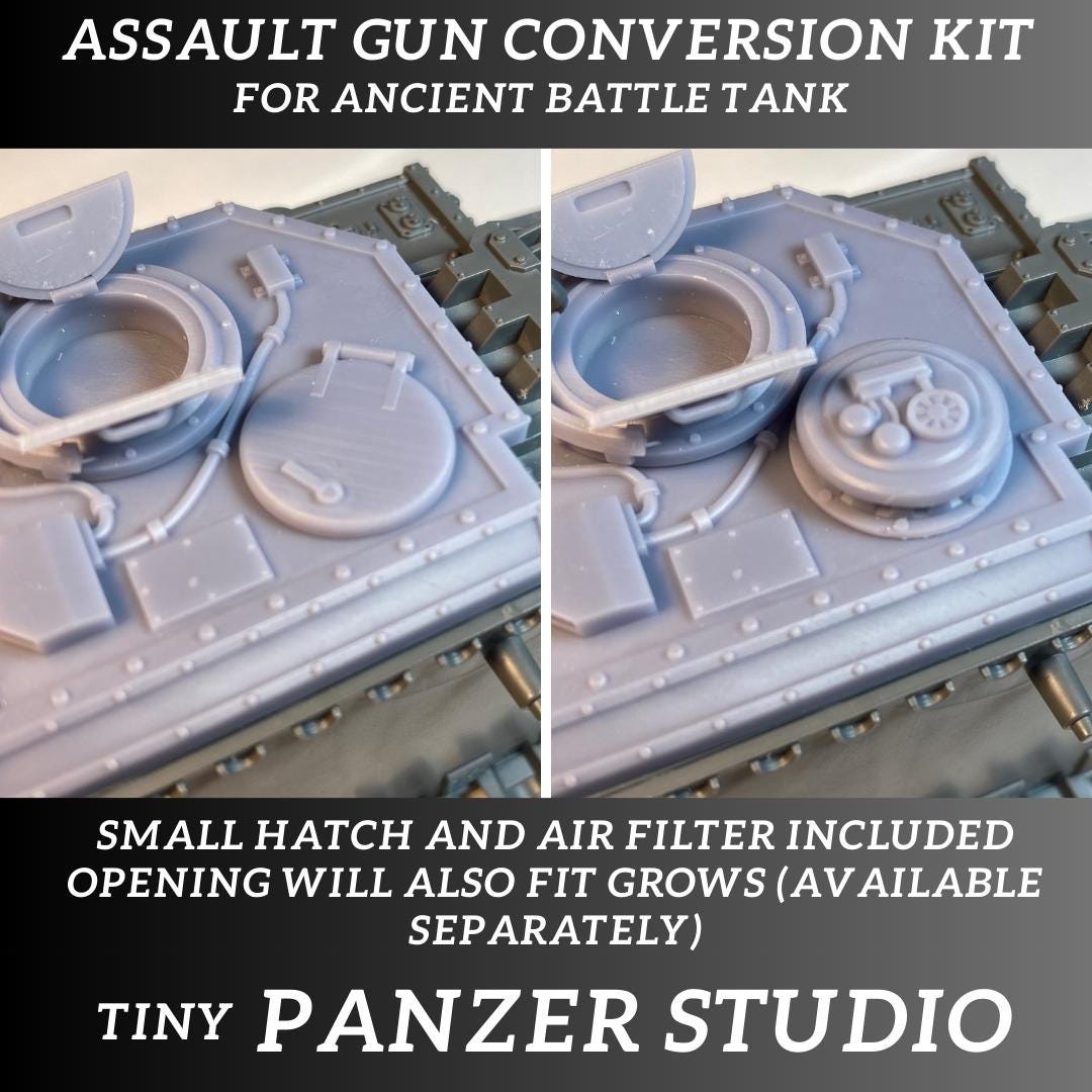 Assault Gun Conversion Kit for Ancient Battle Tank