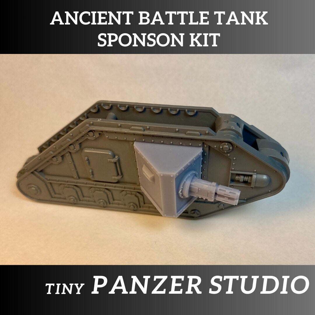 Sponson Kit for Ancient Battle Tank, ball-mount