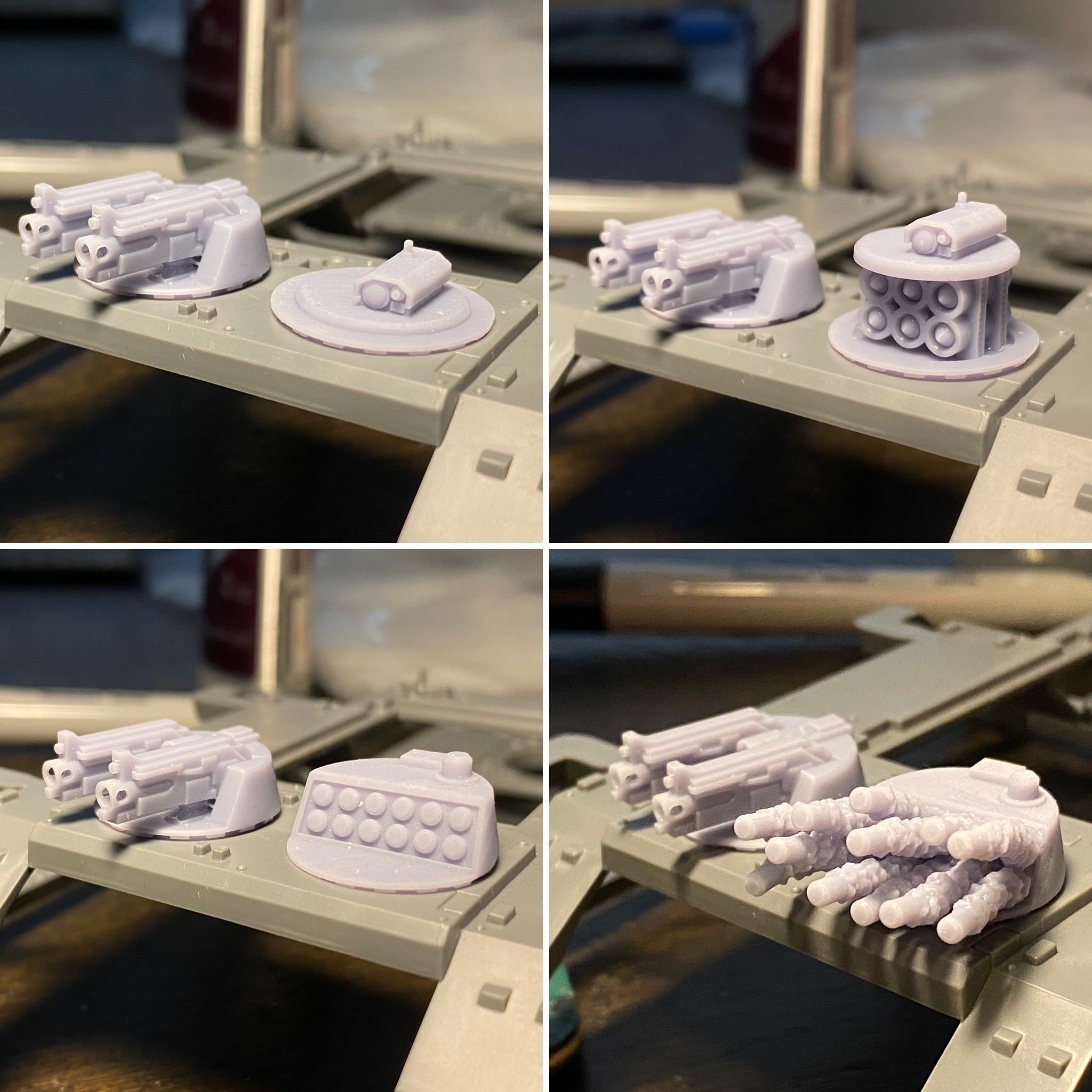 Turrets for Space Transport tanks