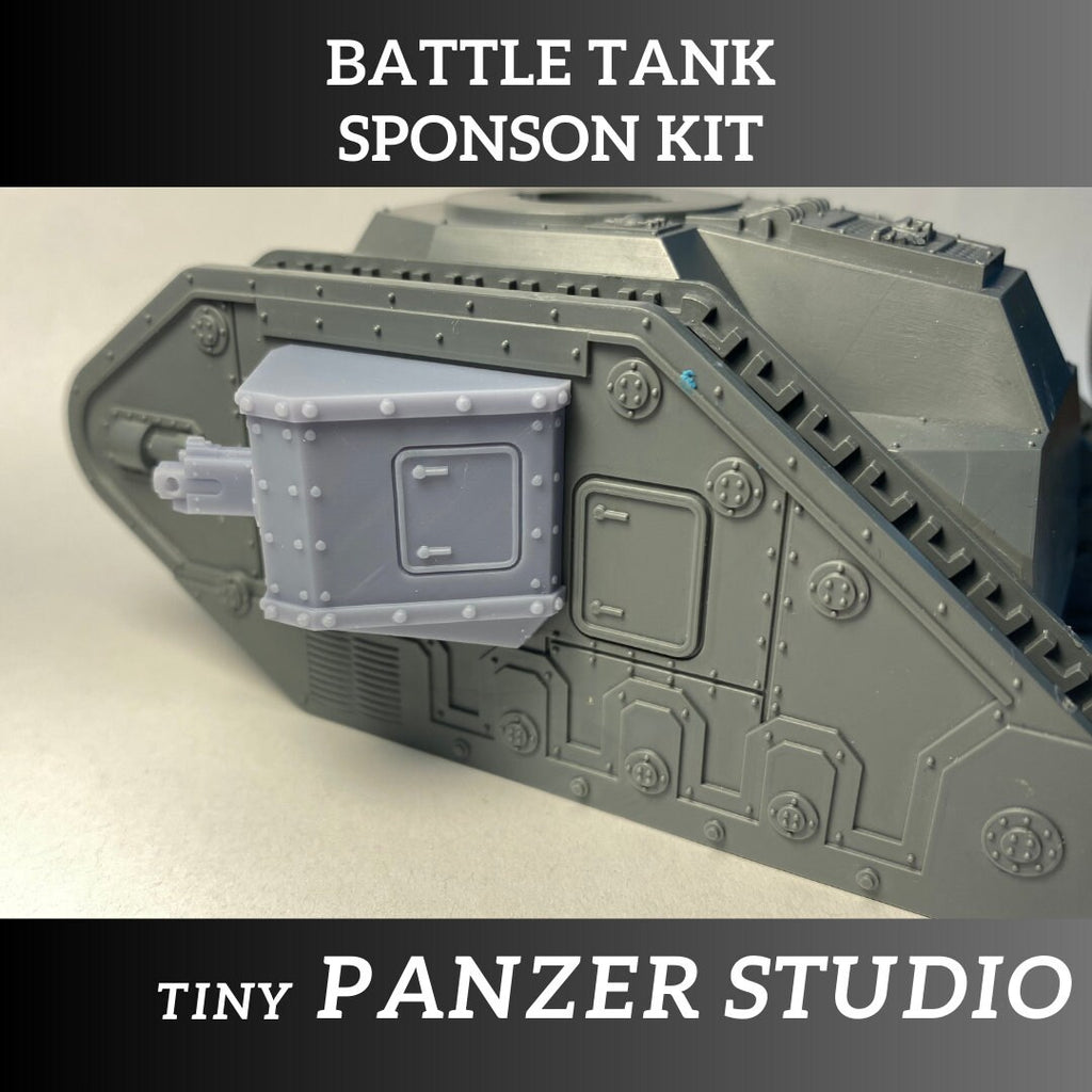 Sponson Kit for Modern Imperial Battle Tank, ball-mount