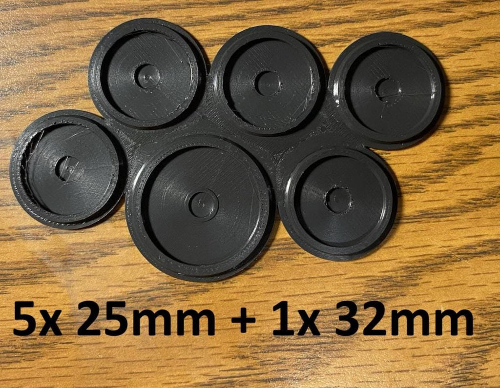 Invisible Movement Tray for round bases compatible miniature wargames