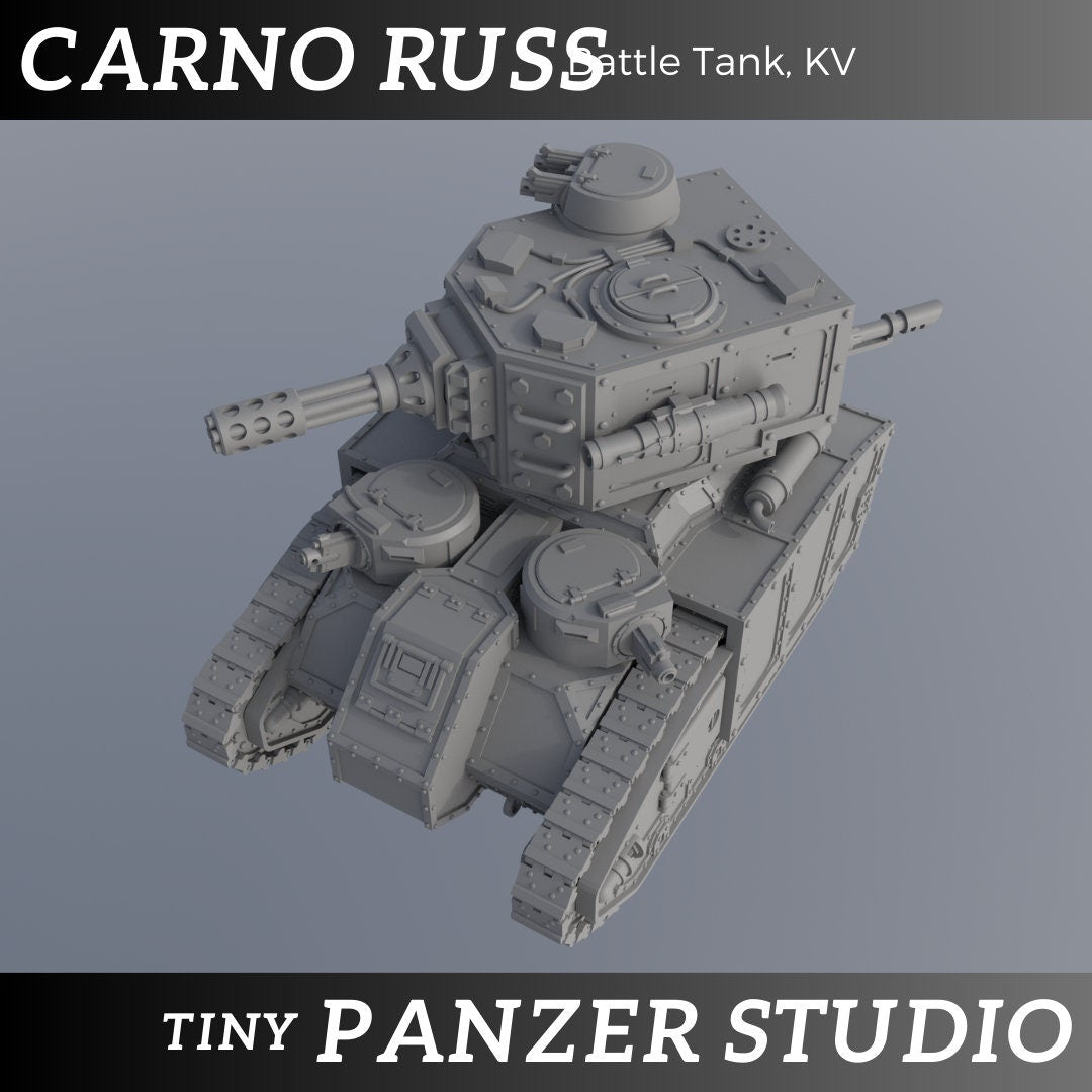 Carnoruss Battle Tank, KV2 turret