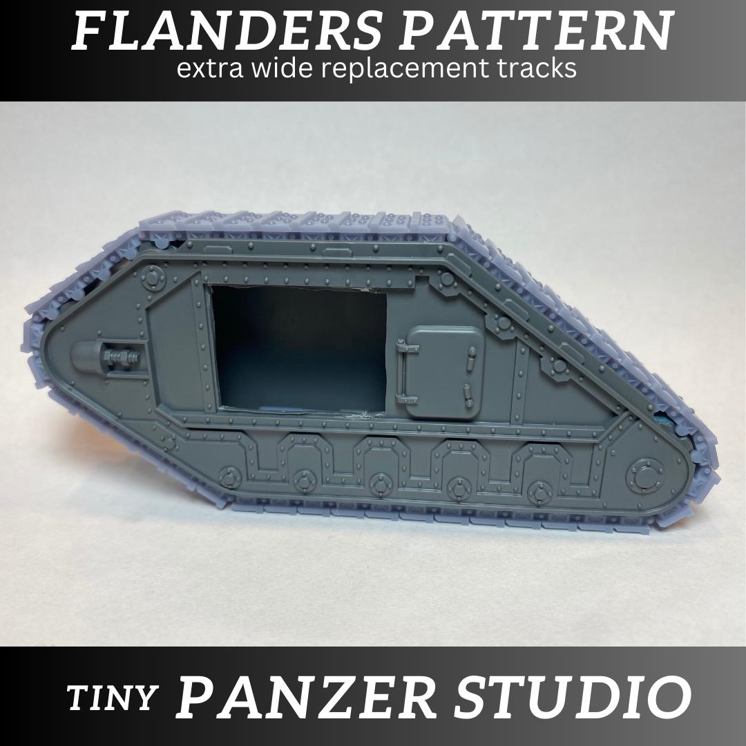 Flanders Pattern Tracks for Human Tanks