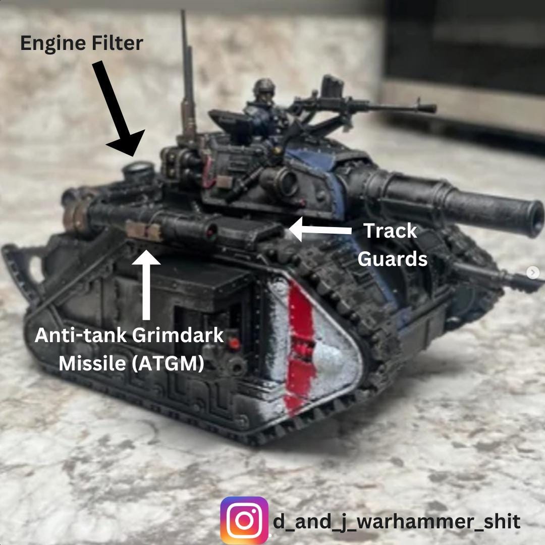 3x Engine Filters for Imperial Battle Tank