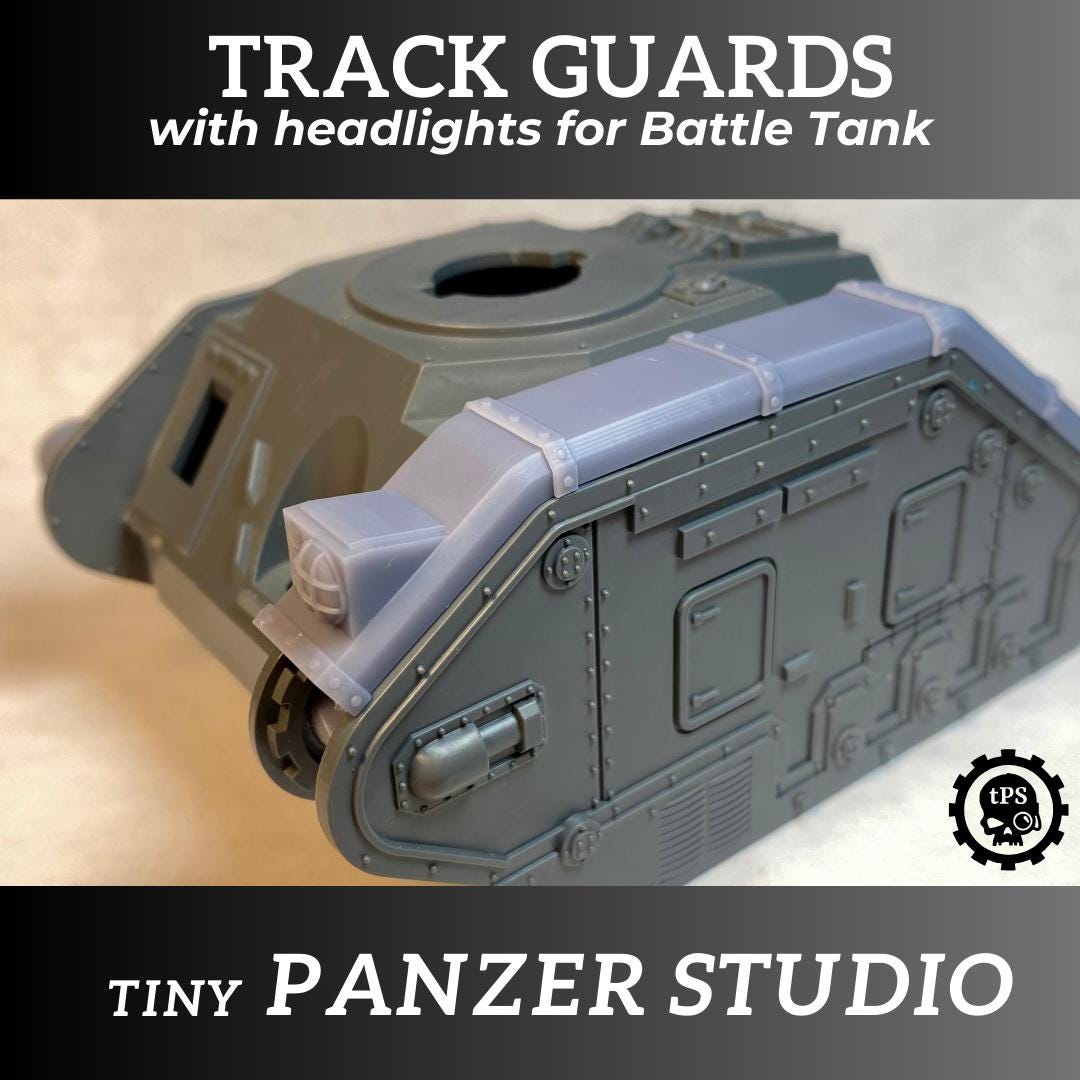 Imperial Tank Track Guards with headlights