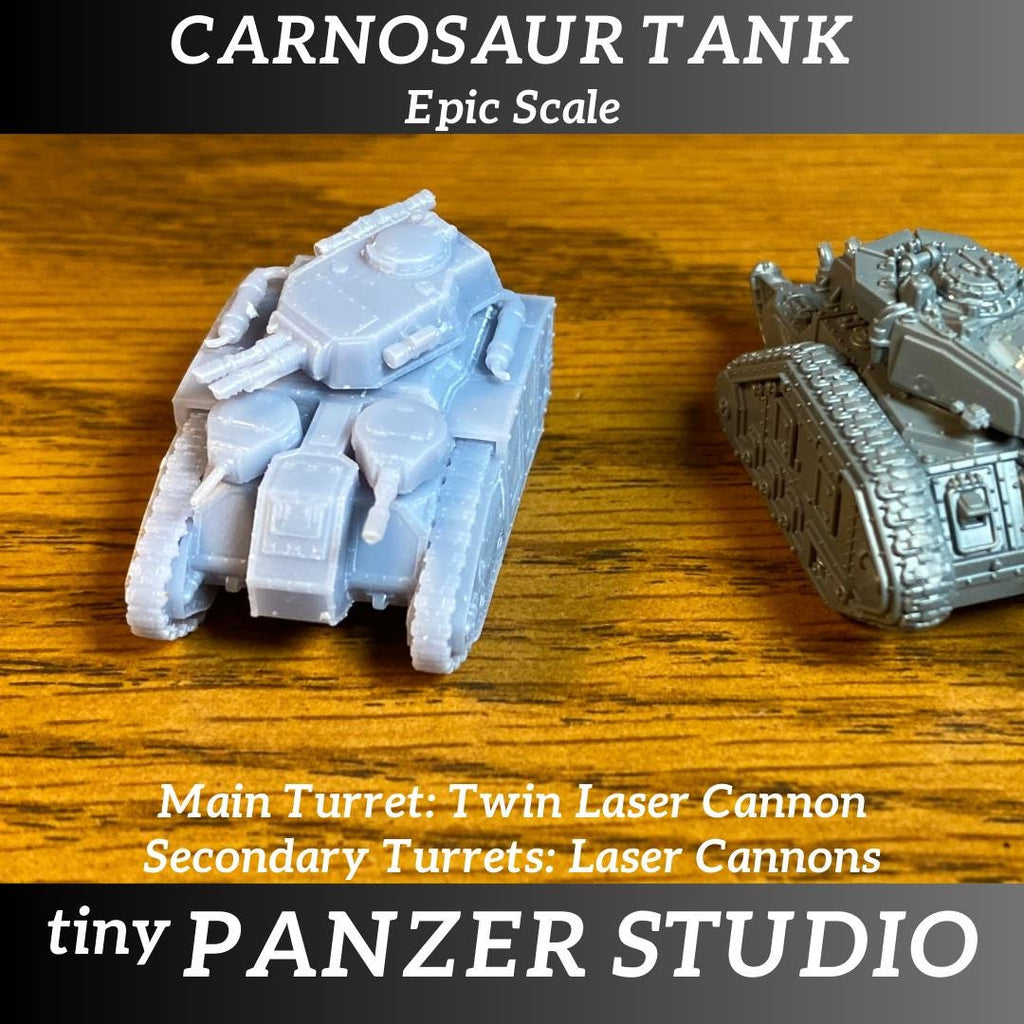 2x Carnosaur Battle Tank (epic scale/8mm)