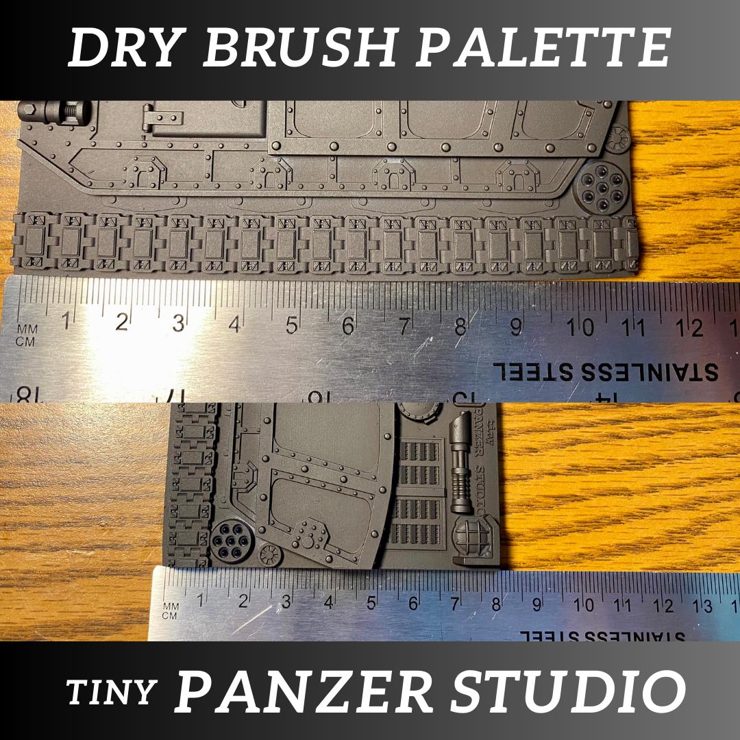 Dry Brush Palette, grimdark tank bits