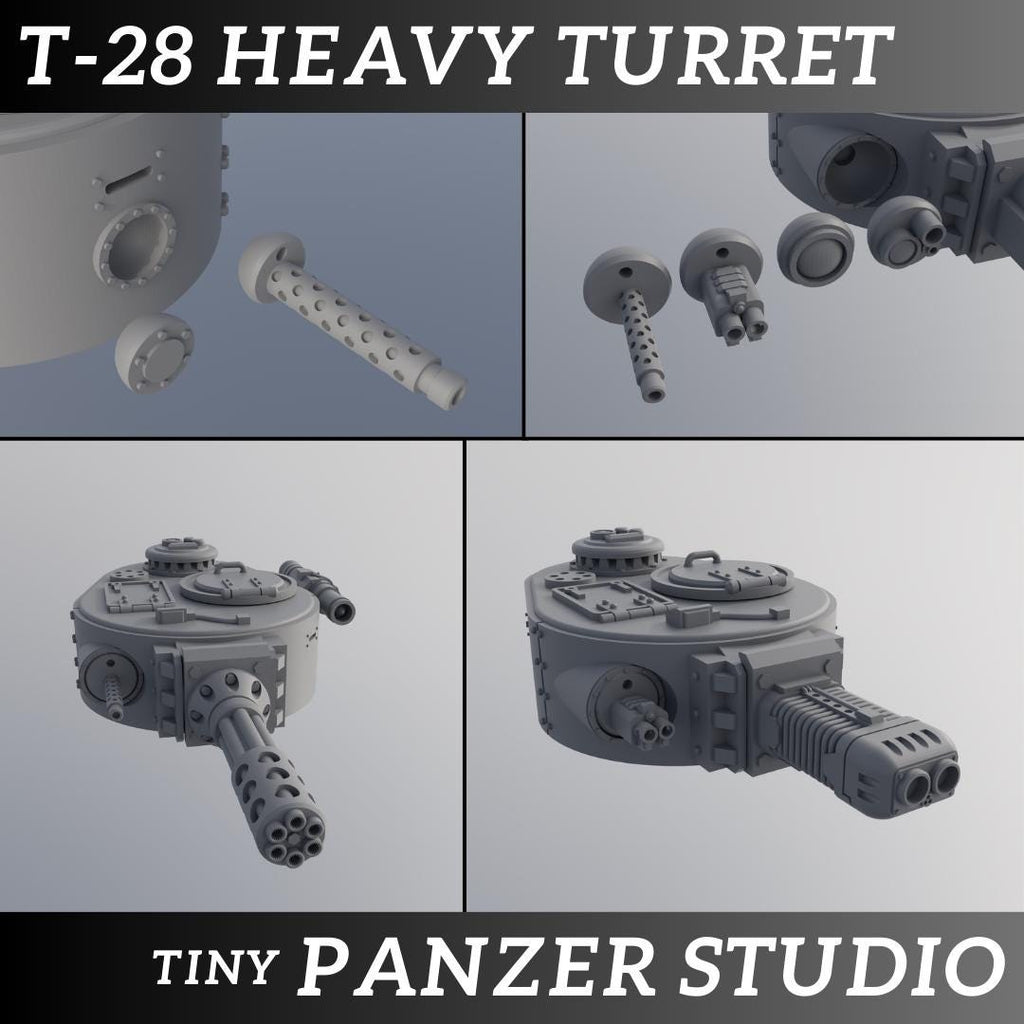 Grimdark T28 Heavy Turret